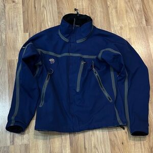 Mountain Hardwear Navy and Gray Performance Jacket